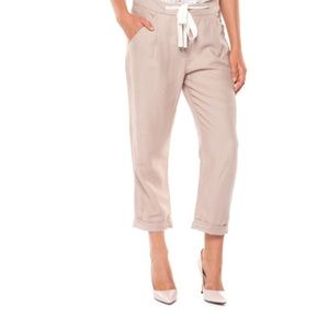 Dex white linen pants